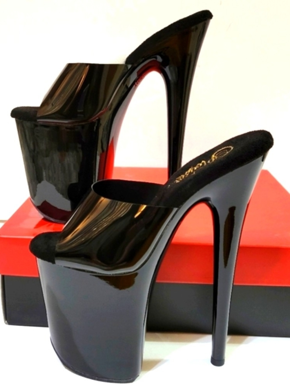 Pleaser Flamingo 801 Platform Mule Heels Size 9